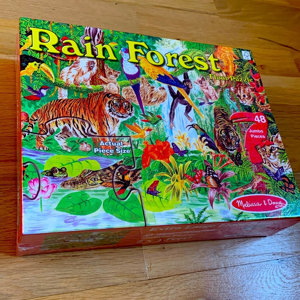 2 Melissa & Doug Floor Puzzles! 🧩